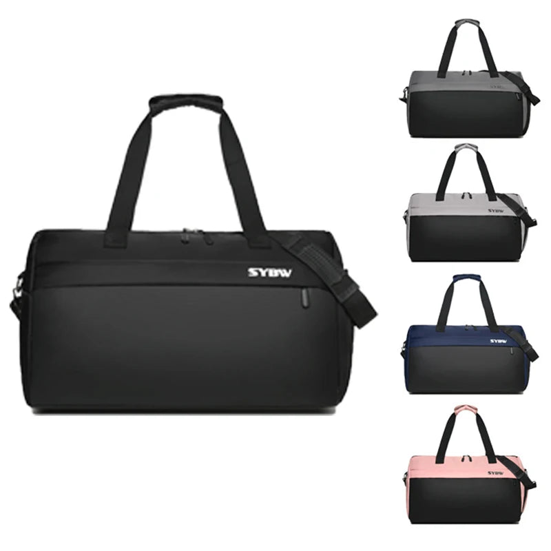 Women's Dry/Wet Separation Casual Duffle Bag Weekend Travel Handbag