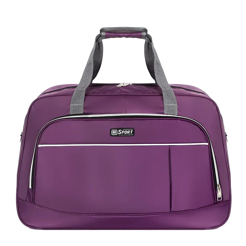 Women's Large Capacity Duffle Bag Shoulder Messenger Luggage