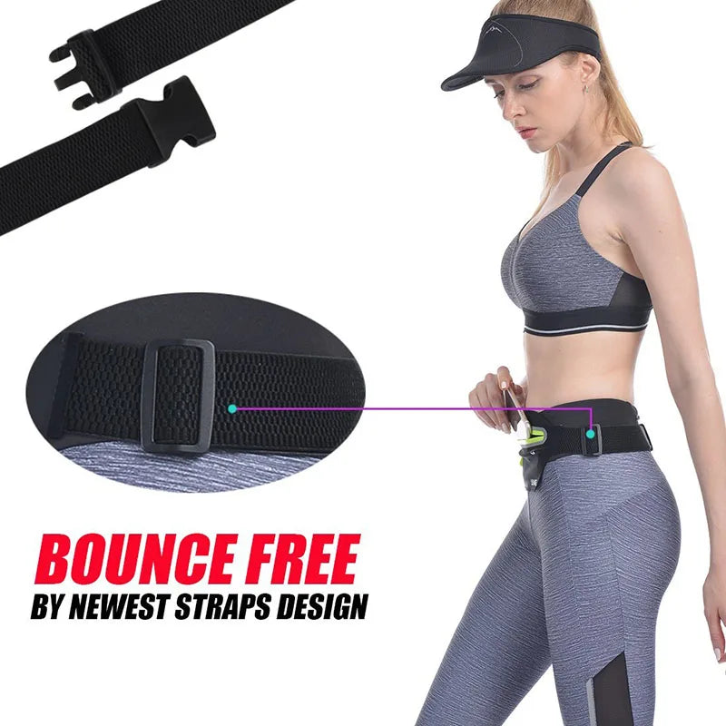 Women's Hidden Waist Bag Lightweight Sport Phone Belt Bag Waterproof