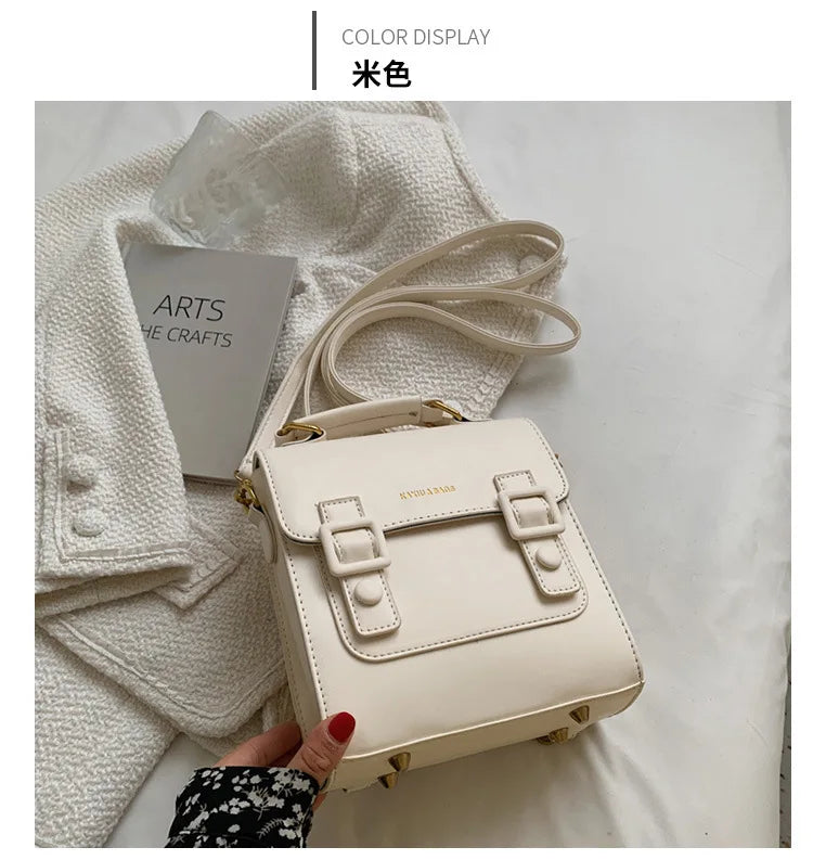 Vintage PU Mochila Backpack for Women
