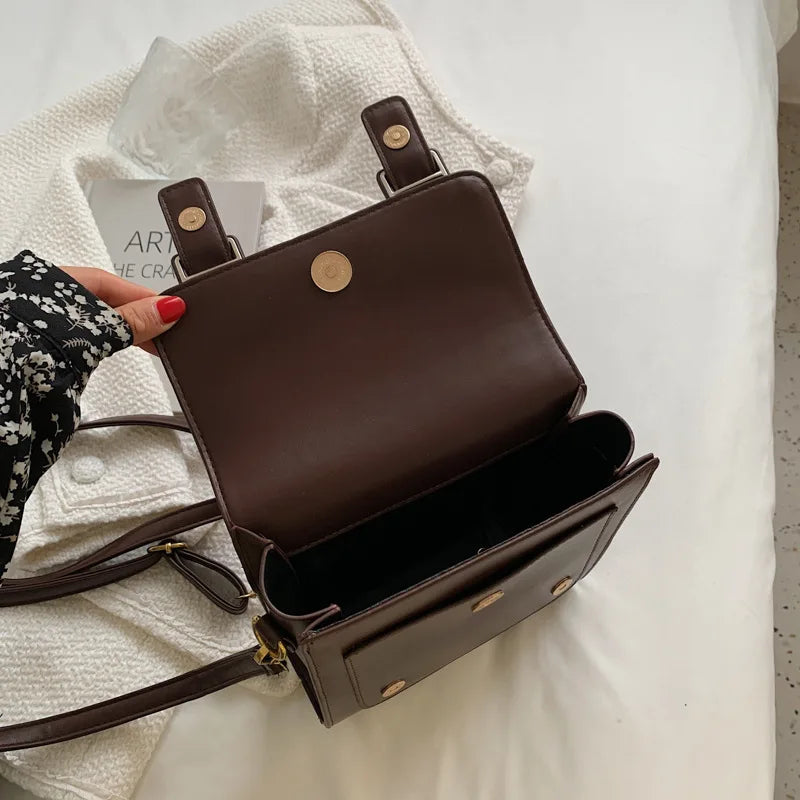 Vintage PU Mochila Backpack for Women