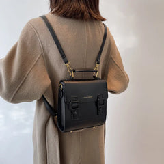 Vintage PU Mochila Backpack for Women