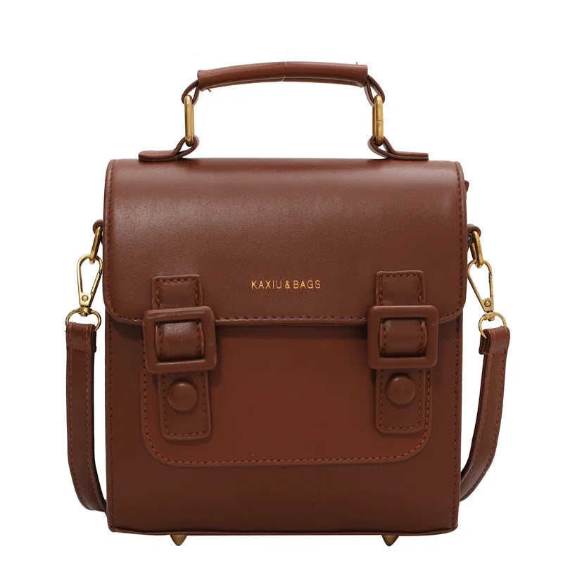 Vintage PU Mochila Backpack for Women