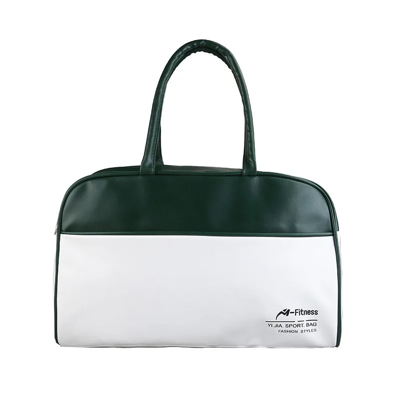 Women's PU Leather Travel Bag Vintage Luggage Casual Tote