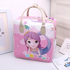 Female Printing PU Leather Women Travel Bag Large Capacity Luggage Bags