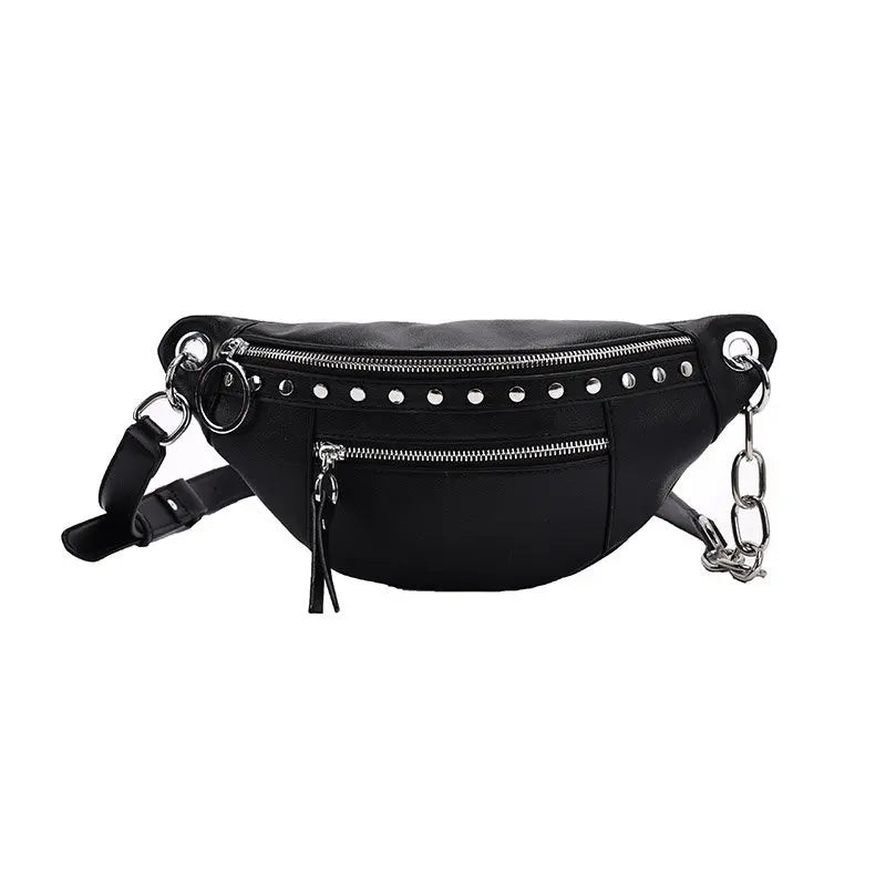 Female Waist Crossbody Purse Phone Bag Belt Bag Bag Travel Pouch Leather Chest