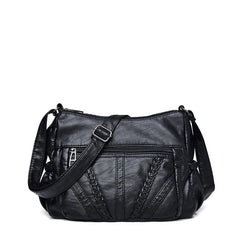 Soft PU Leather Shoulder Bag Hobo Messenger Feminina Women Bolsos Sac A Main