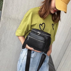Women Handbag Multi-Pocket Tote Retro Rivets Crossbody Bag