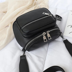 Women Handbag Multi-Pocket Tote Retro Rivets Crossbody Bag