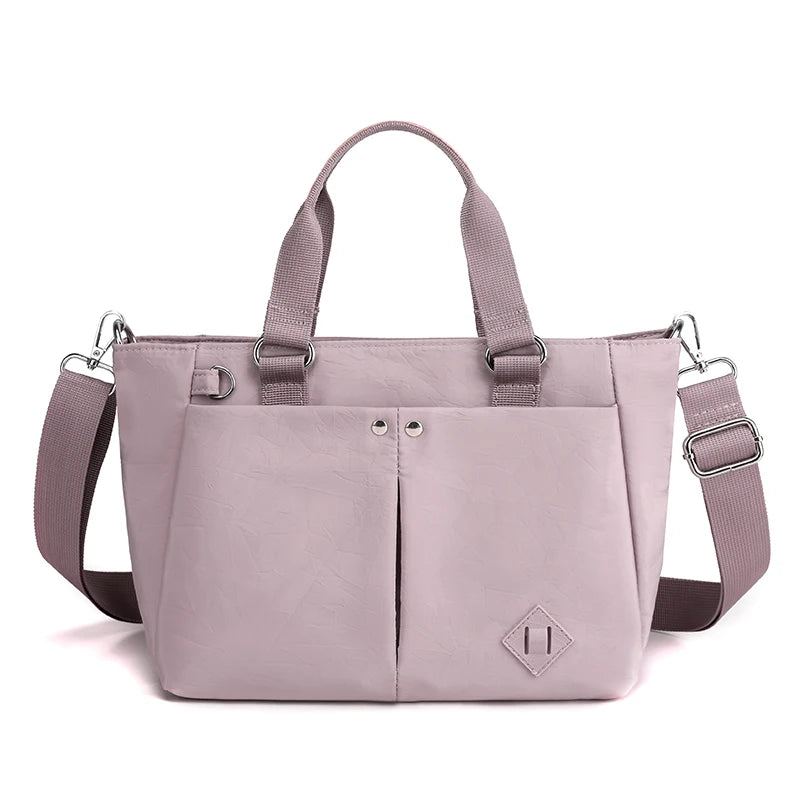 Women's Tote Shoulder Bag Nylon Messenger Crossbody Bag