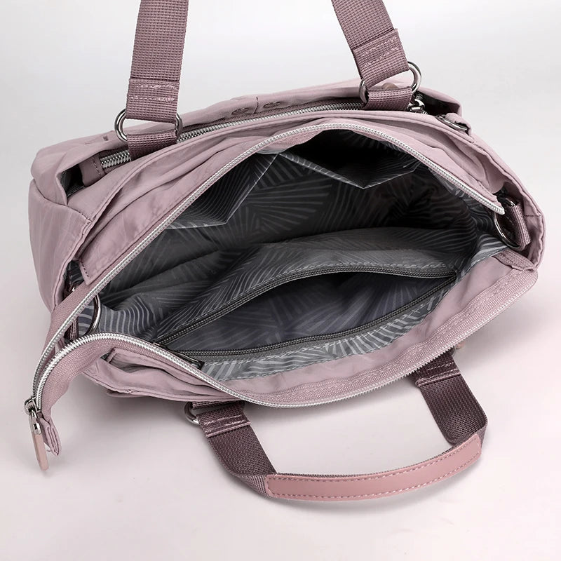 Women's Tote Shoulder Bag Nylon Messenger Crossbody Bag
