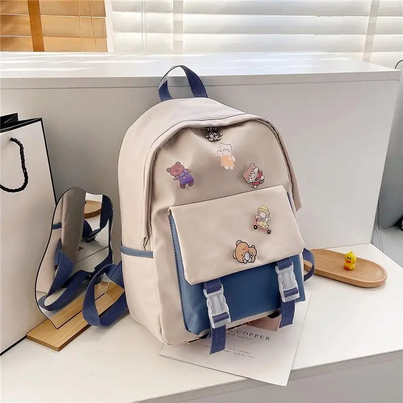 Female High School College Student Schoolbag Student Rucksack