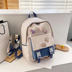 Female High School College Student Schoolbag Student Rucksack
