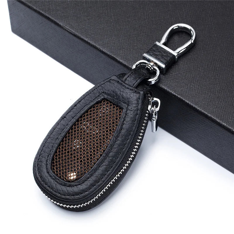 Leather Key Wallet Car Key Holders Housekeeper Multifunctional Keychain Purse Ba