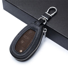 Leather Key Wallet Car Key Holders Housekeeper Multifunctional Keychain Purse Ba