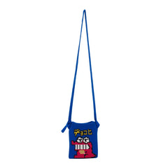 Female Ins Cartoon Pouch Bag Women Casual Knitted Small Smartph