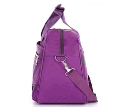 Female Large Capacity Nylon Travel Bag Weekend Duffle Bag