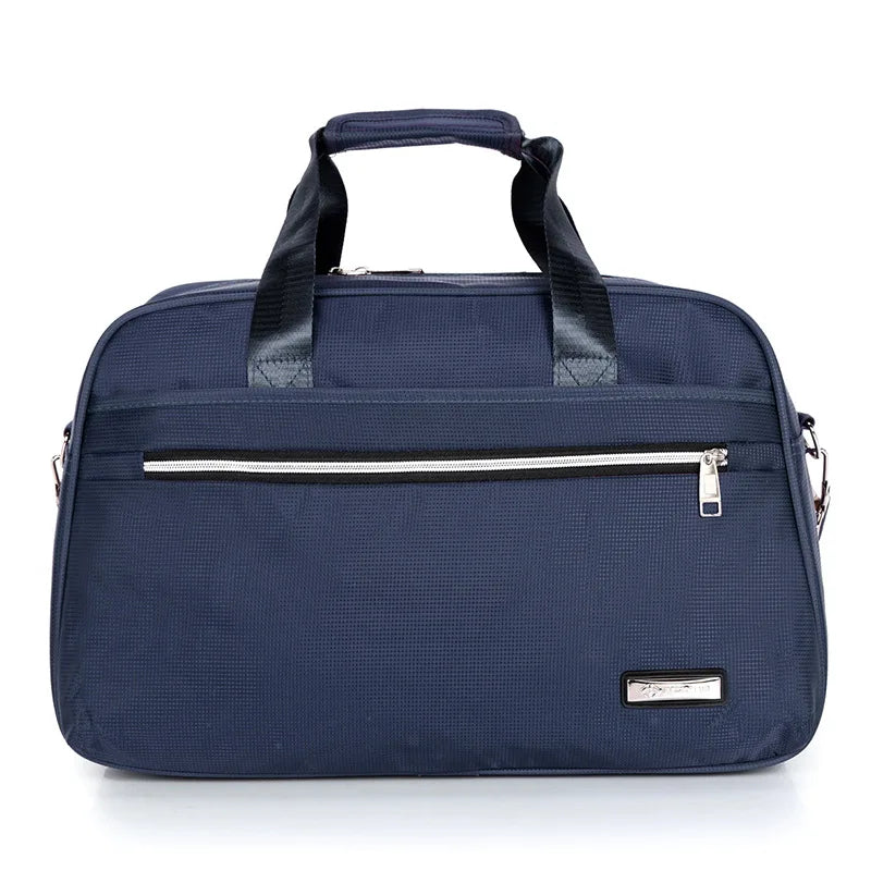 Female Large Capacity Nylon Travel Bag Weekend Duffle Bag