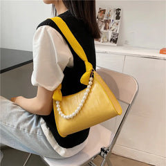 Crocodile Pattern Handbag Retro Casual Women Totes Shoulder Bags Shopping Bag