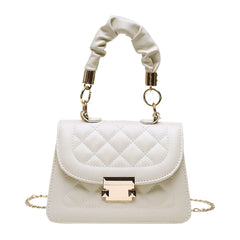 Women's Leather Chain Handbag Retro Totes Shoulder Bag