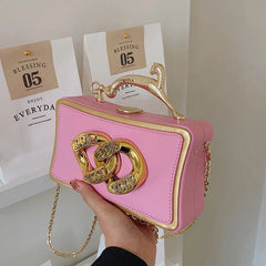 Women's Retro Chain Shoulder Messenger Bag In Handbag