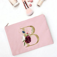 Female Print Clutches Bag Makeup Bag Mark Women's Cosmetic Organizer Cometic Bag