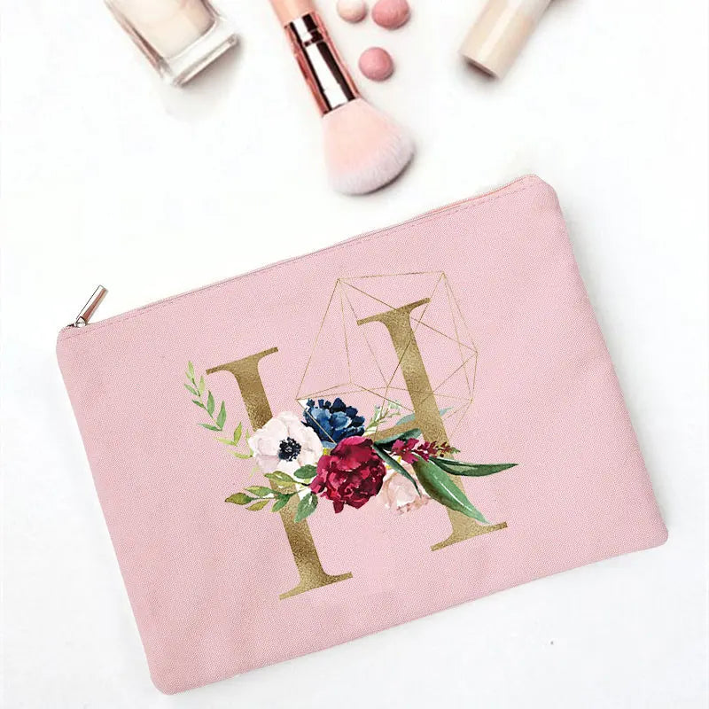 Female Print Clutches Bag Makeup Bag Mark Women's Cosmetic Organizer Cometic Bag