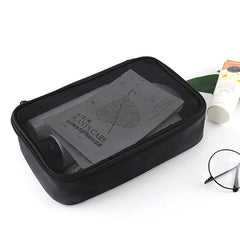 Women's Mesh Transparent Makeup Bag Travel Portable Mini Storage