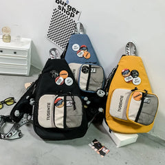 Travel Crossbody Bag Men Women Casual Chest Bag Schoolbags