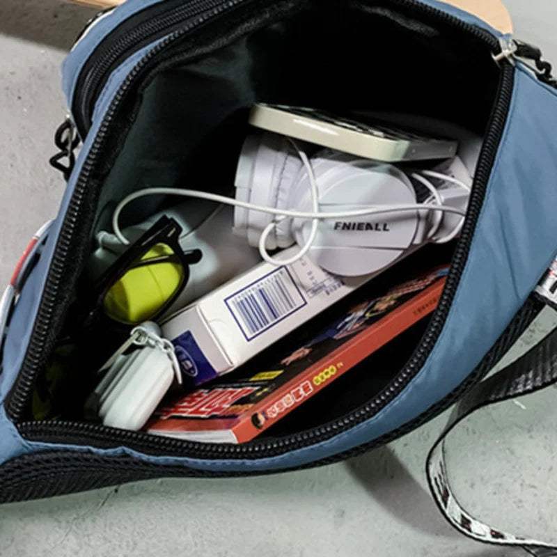 Travel Crossbody Bag Men Women Casual Chest Bag Schoolbags
