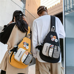 Travel Crossbody Bag Men Women Casual Chest Bag Schoolbags