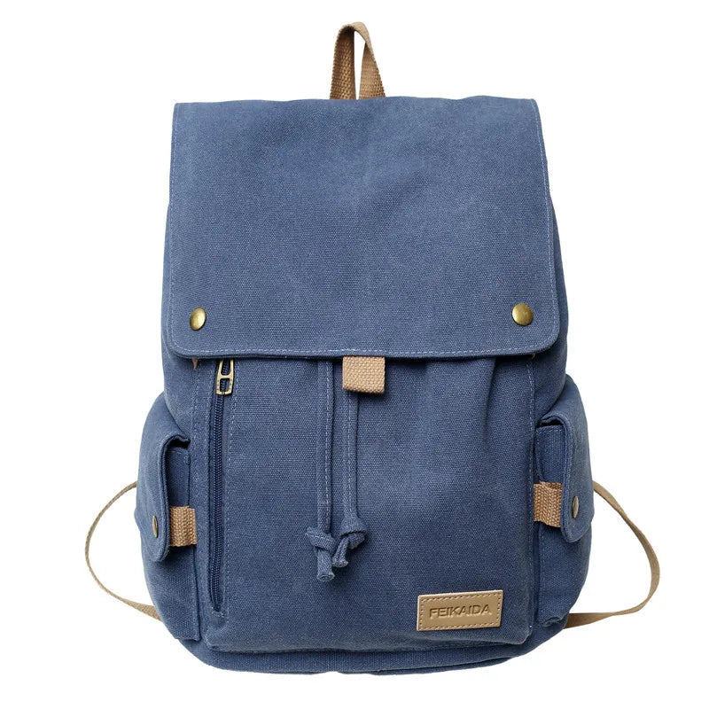 Travel Canvas Bag College Backpack School Laptop Women Backpack