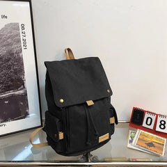 Travel Canvas Bag College Backpack School Laptop Women Backpack