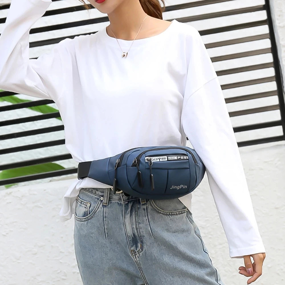 Waterproof Fanny Pack for Men Women Waist Bag Hip Belt Crossbody Handbag