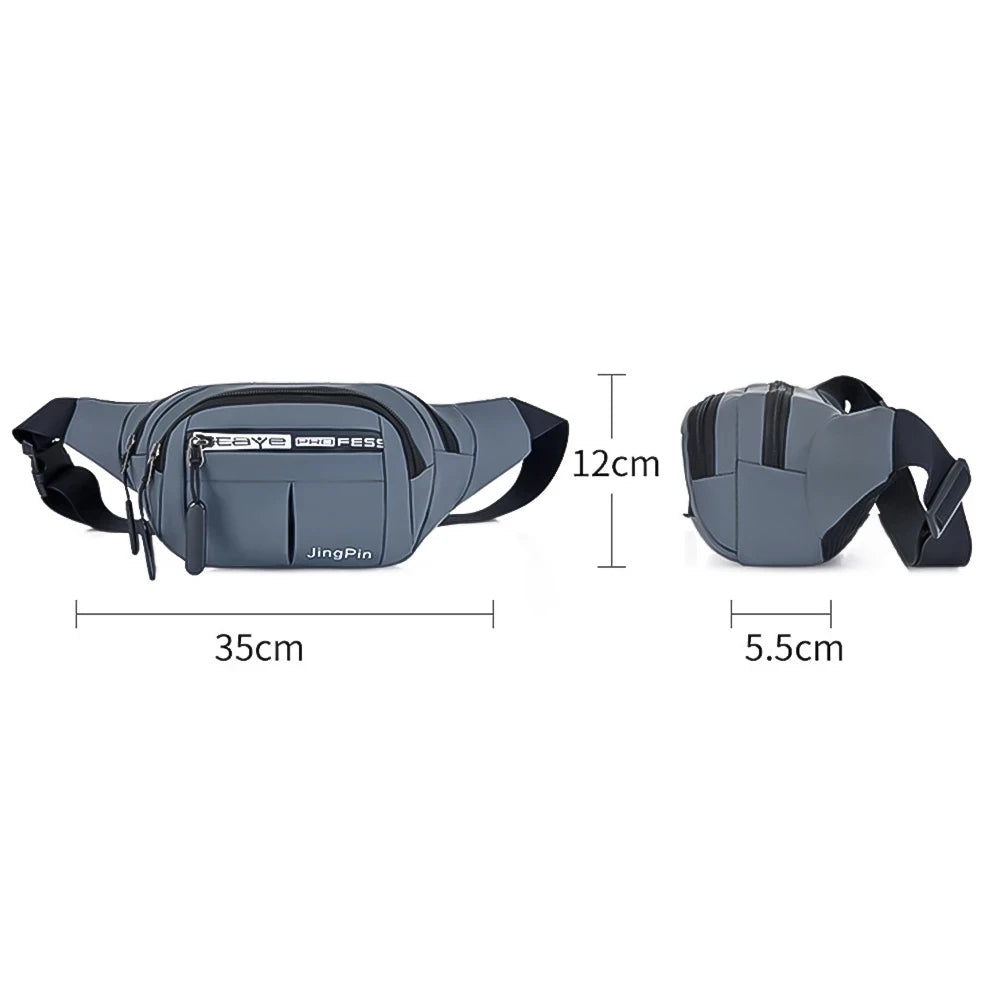 Waterproof Fanny Pack for Men Women Waist Bag Hip Belt Crossbody Handbag