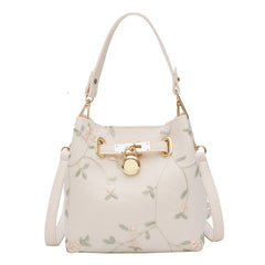 Women's PU Leather Messenger Bag Crossbody Shoulder Travel Handbag Tote