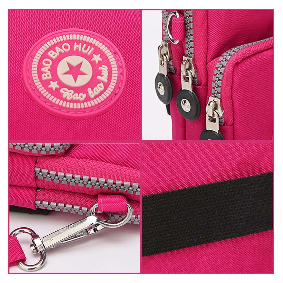 Female Messenger Purse Lady Wallet CrossBody Bag Woman Small Shoulder Bags Nylon