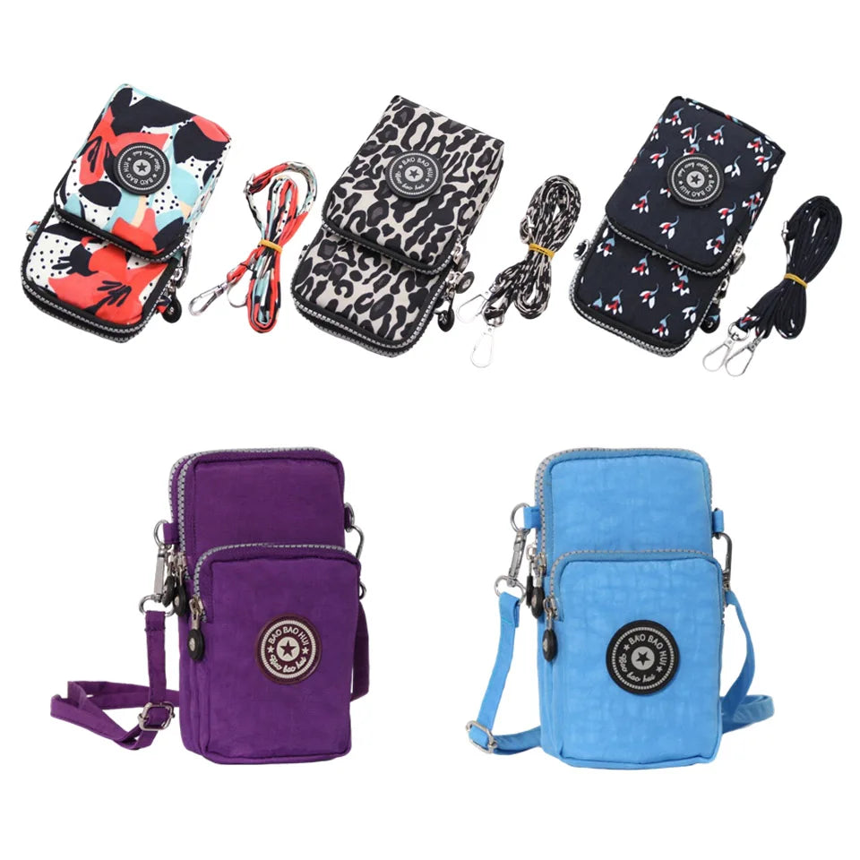 Female Messenger Purse Lady Wallet CrossBody Bag Woman Small Shoulder Bags Nylon