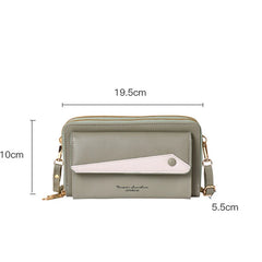 Female Mobile Phone Purse Crossbody Bags Women Large Capacity Leather Handbag