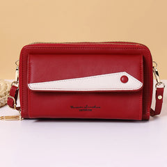 Female Mobile Phone Purse Crossbody Bags Women Large Capacity Leather Handbag