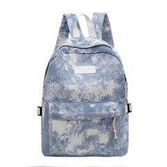 Casual Nylon Backpack for Women - Solid School Bag
