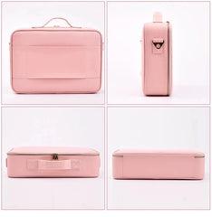 Female Makeup Bag Organizer Professional Artist Case Travel Beauty Cosmetic Box