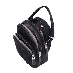 Women's Plaid Waist Pack Nylon Phone Pouch Travel Bag