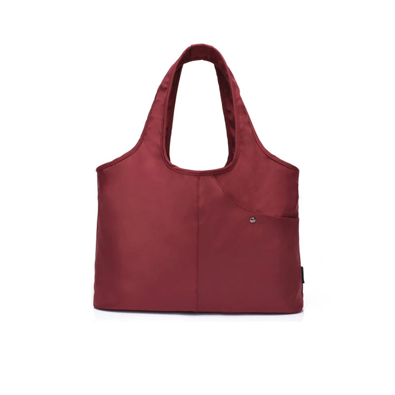 Women's Portable Dumplings Handbag Travel Lightweight Nylon Shopper Bag