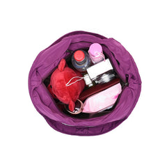 Women's Portable Dumplings Handbag Travel Lightweight Nylon Shopper Bag