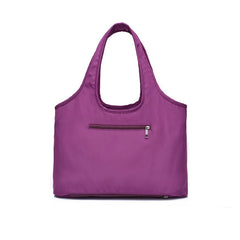 Female Portable Foldable Dumplings Handbag Lightweight Shopper Bag