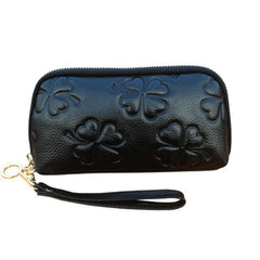 Female Real Cowhide Leather Cosmetic bag Women clutch bag Mobile Phone bag