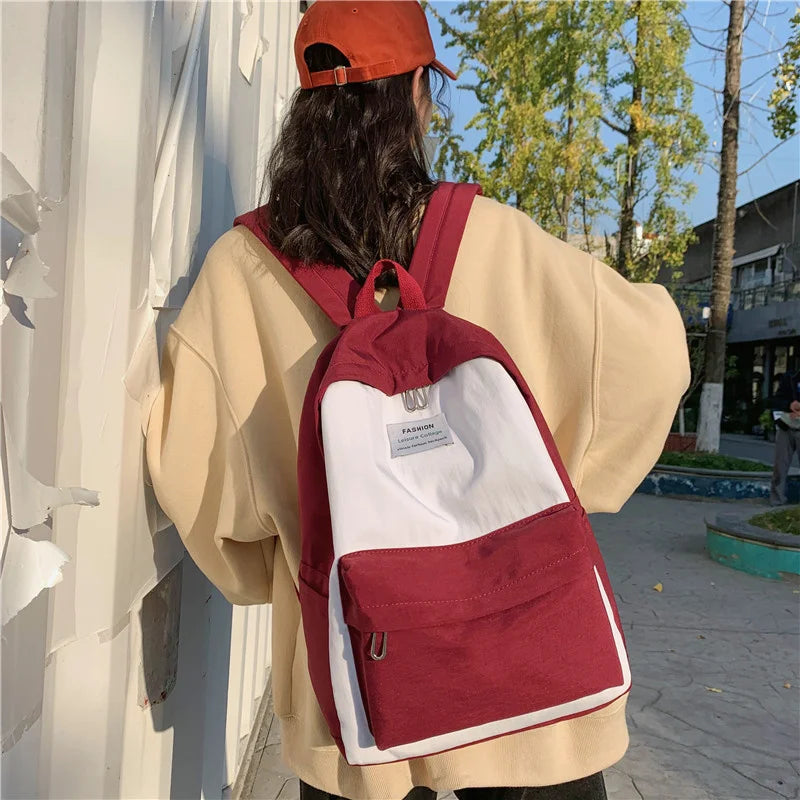 Nylon Travel Backpack Women Mochilas Sac A