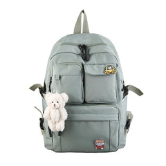 Teenage Girls Schoolbag Waterproof Nylon Backpack