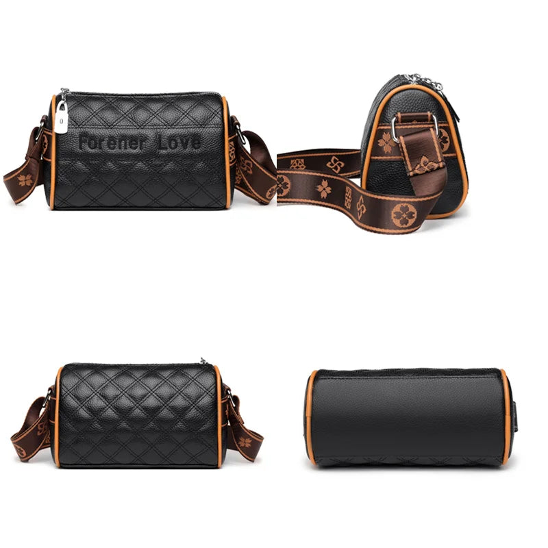 Leather Shoulder Bag Women Handbags High Soft Cowhide Messenger Bag